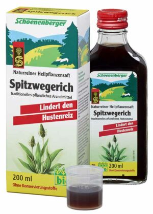 Spitzwegerich-Saft 200ml-Flasche