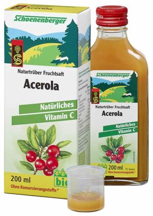 Acerola-Saft 200ml-Flasche