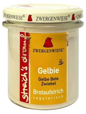 Brotaufstrich Gelbie 160g-Glas