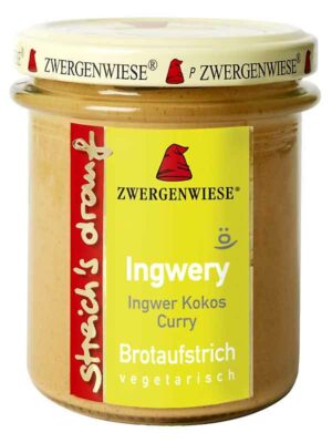 Brotaufstrich Ingwery 160g-Glas