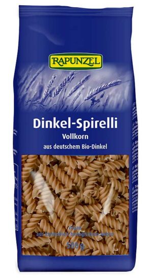 Dinkel-Spirelli Vollkorn 500g-Packung