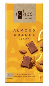 Rice Choc "Almond Orange" 80g-Tafel