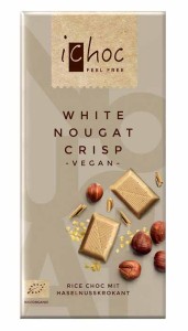 Rice Choc "White Nougat Crisp" 80g-Tafel