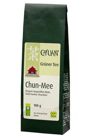 Grüner Tee Chun-Mee 100g-Packung