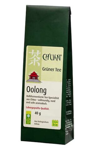 Grüner Tee Oolong 40g-Packung