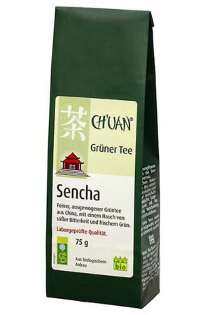 Grüner Tee Sencha 75g-Packung