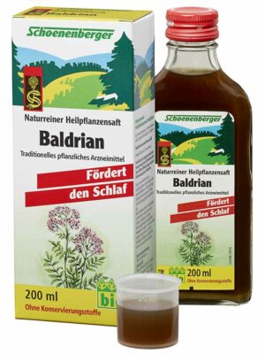 Heilpflanzensaft Baldrian 200ml-Flasche