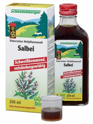 Salbei-Presssaft 200ml-Flasche