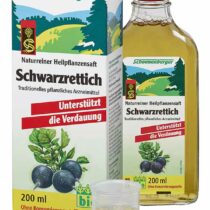 Schwarzrettich-Saft 200ml-Flasche