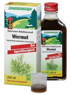 Wermut-Saft 200ml-Flasche