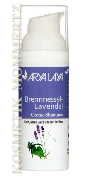 Arya Laya Brennessel-Lavendel Creme-Shampoo 50ml-Spender