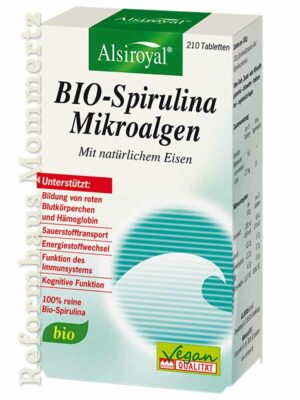 Spirulina-Mikroalgen (210 Tabletten)