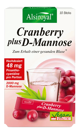 Cranberry plus Mannose von Alsiroyal (10 Sticks)