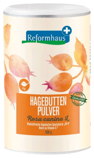 Hagebuttenpulver von Reformhaus Plus 500g-Dose