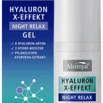 Hyaluron X-Effekt Night Relax Gel von Alsiroyal