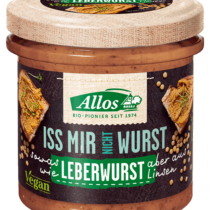 veganer Brotaufstrich Leberwurst von Allos