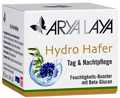 Hydro Hafer Tag & Nachtpflege von Arya Laya