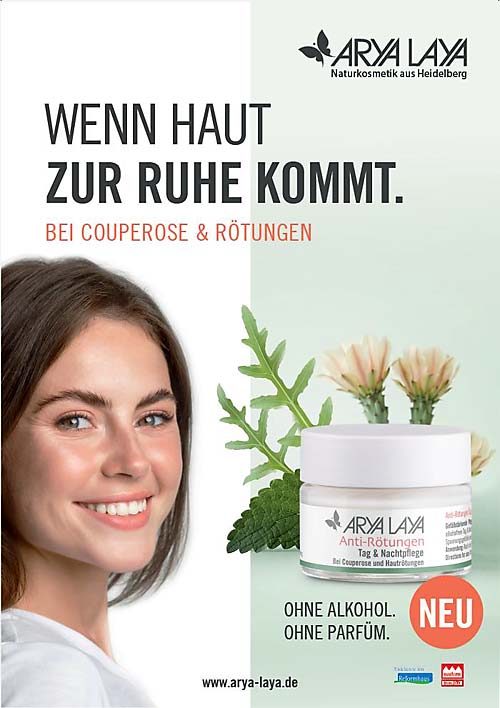 Arya Laya Anti-Rötungen Tag- & Nachtcreme (Plakat)