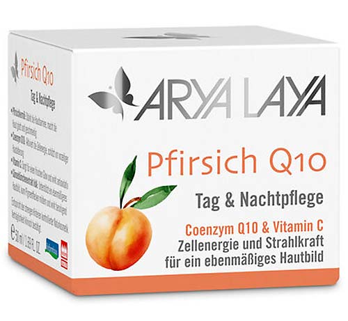 Arya Laya Pfirsich-Q10 Tag- & Nachtpflege